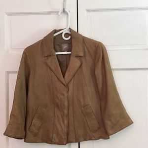 J. Jill Soft Leather Jacket